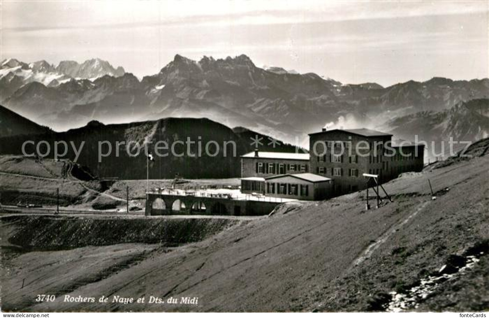 12961960 Rochers De Naye Berghotel Alpenpanorama Dents Du Midi Rochers De Naye - Other & Unclassified