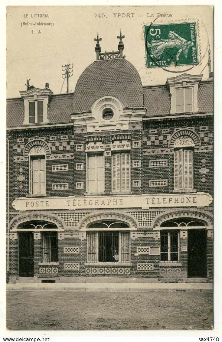 Yport - La Poste.... En 1909 - Yport