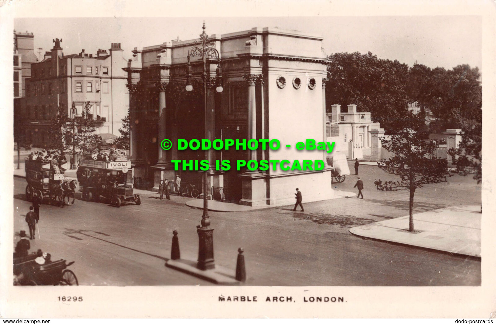 R531395 16295. Marble Arch. London. Kingsway Real Photo Series. 1908 - Sonstige & Ohne Zuordnung