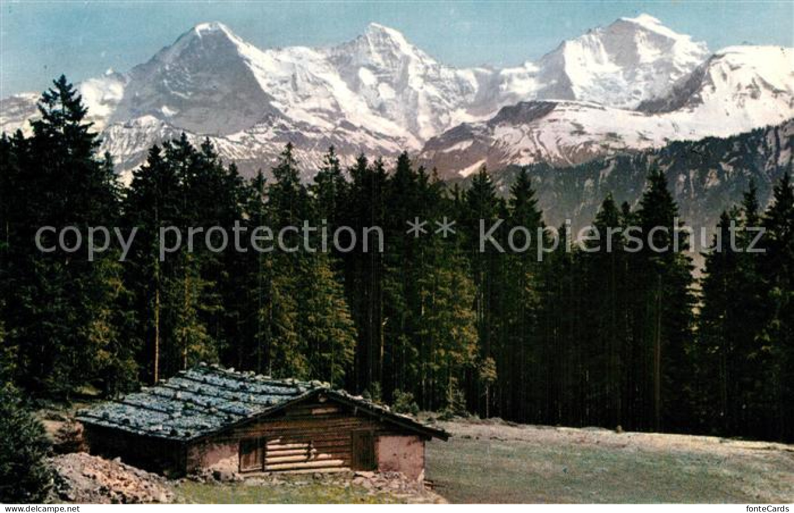 12955911 Beatenberg Mit Eiger Moench Und Jungfrau Berner Alpen Beatenberg - Autres & Non Classés