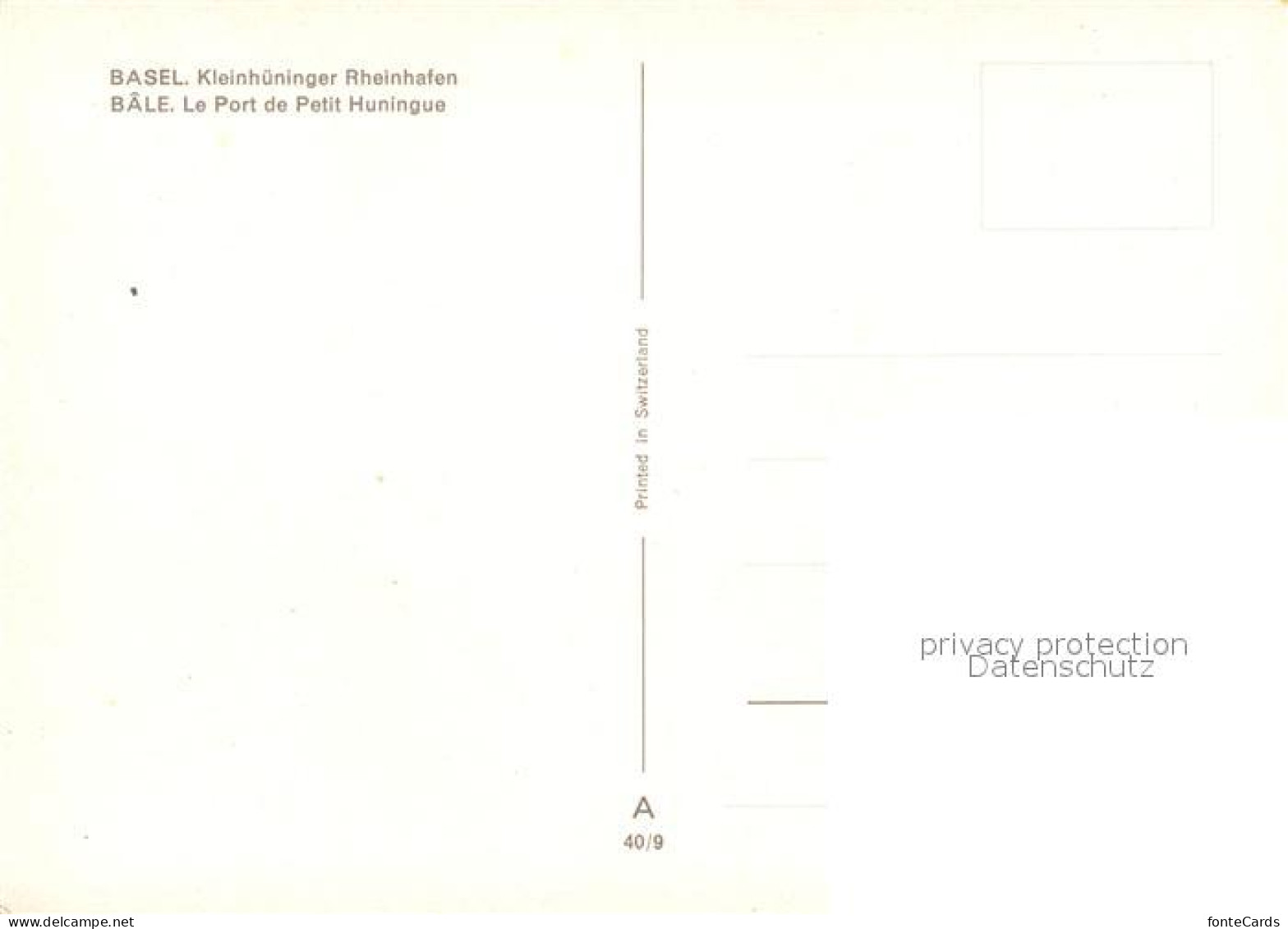 12950681 Basel BS Kleinhueninger Rheinhafen Basel BS - Other & Unclassified