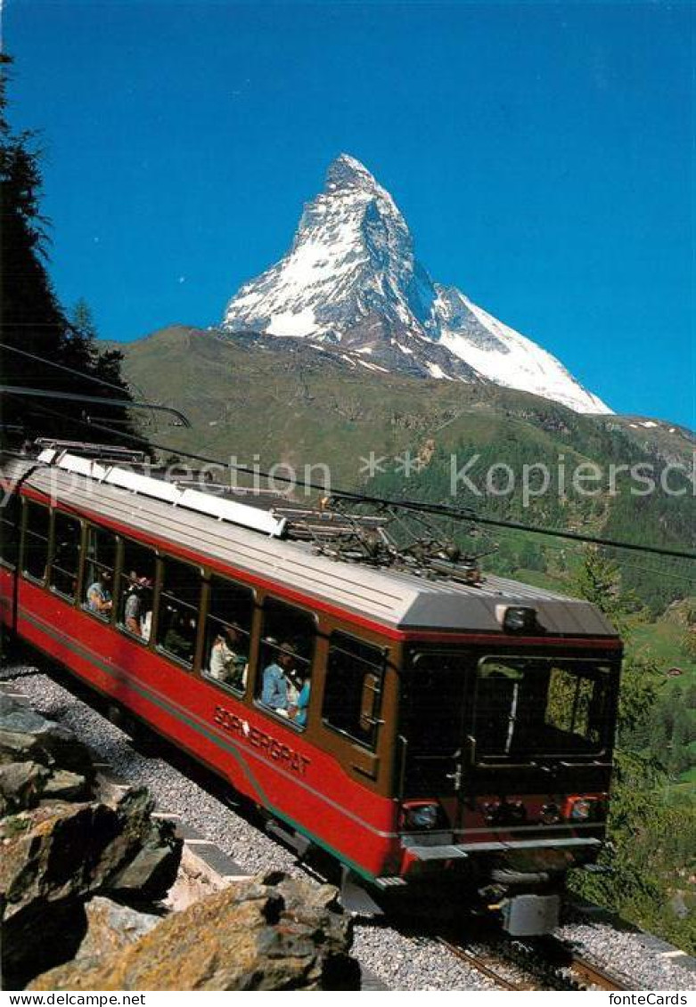 12949033 Gornergratbahn Zermatt Gornergrat Doppeltriebwagen Bhe 4/8 Gornergratba - Other & Unclassified