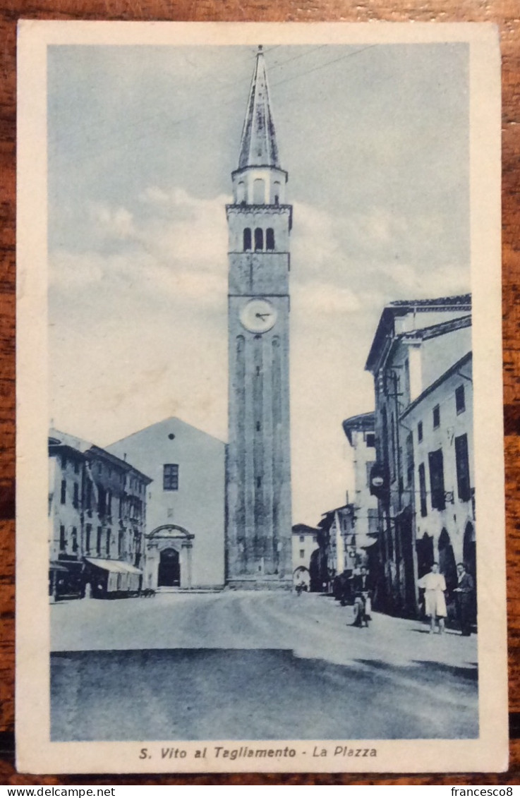 1950 SAN VITO AL TAGLIAMENTO LA PIAZZA / PORDENONE - Sonstige & Ohne Zuordnung