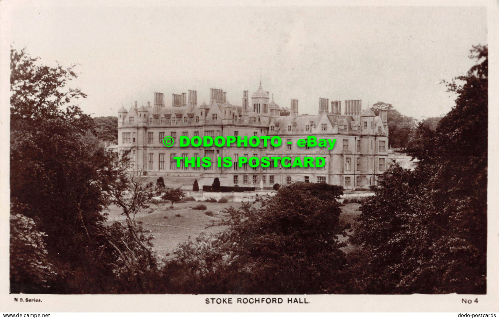 R530996 N. B. Series. Stoke Rochford Hall. No. 4. RP - Monde