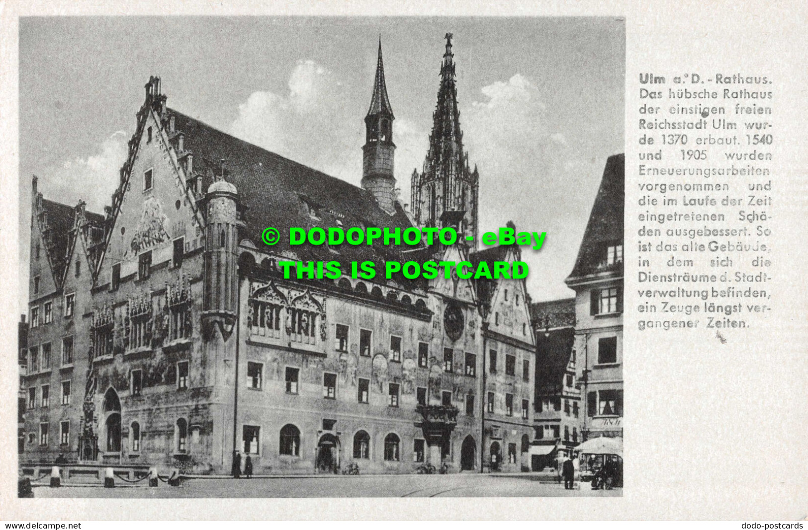 R531431 Ulm A. D. Rathaus. Das Hubsche Rathaus Der Einstigen Freien Reichsstadt - Monde