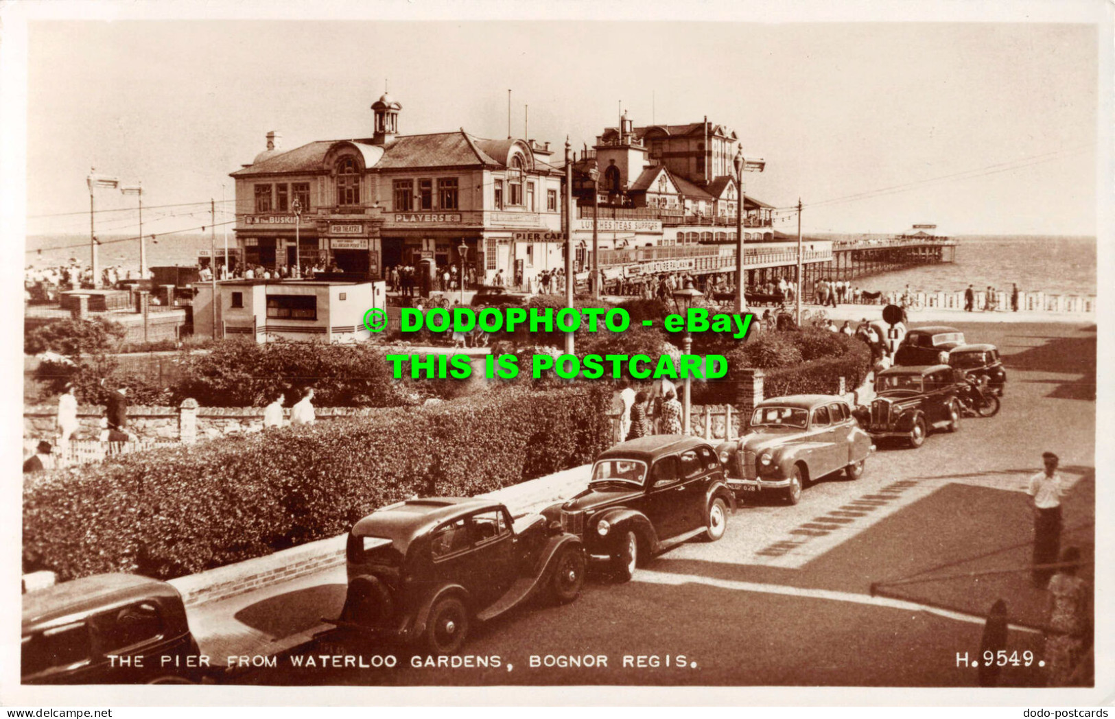 R530616 Pier From Waterloo Gardens. Bognor Regis. G. 9549. Valentines. RP - Monde