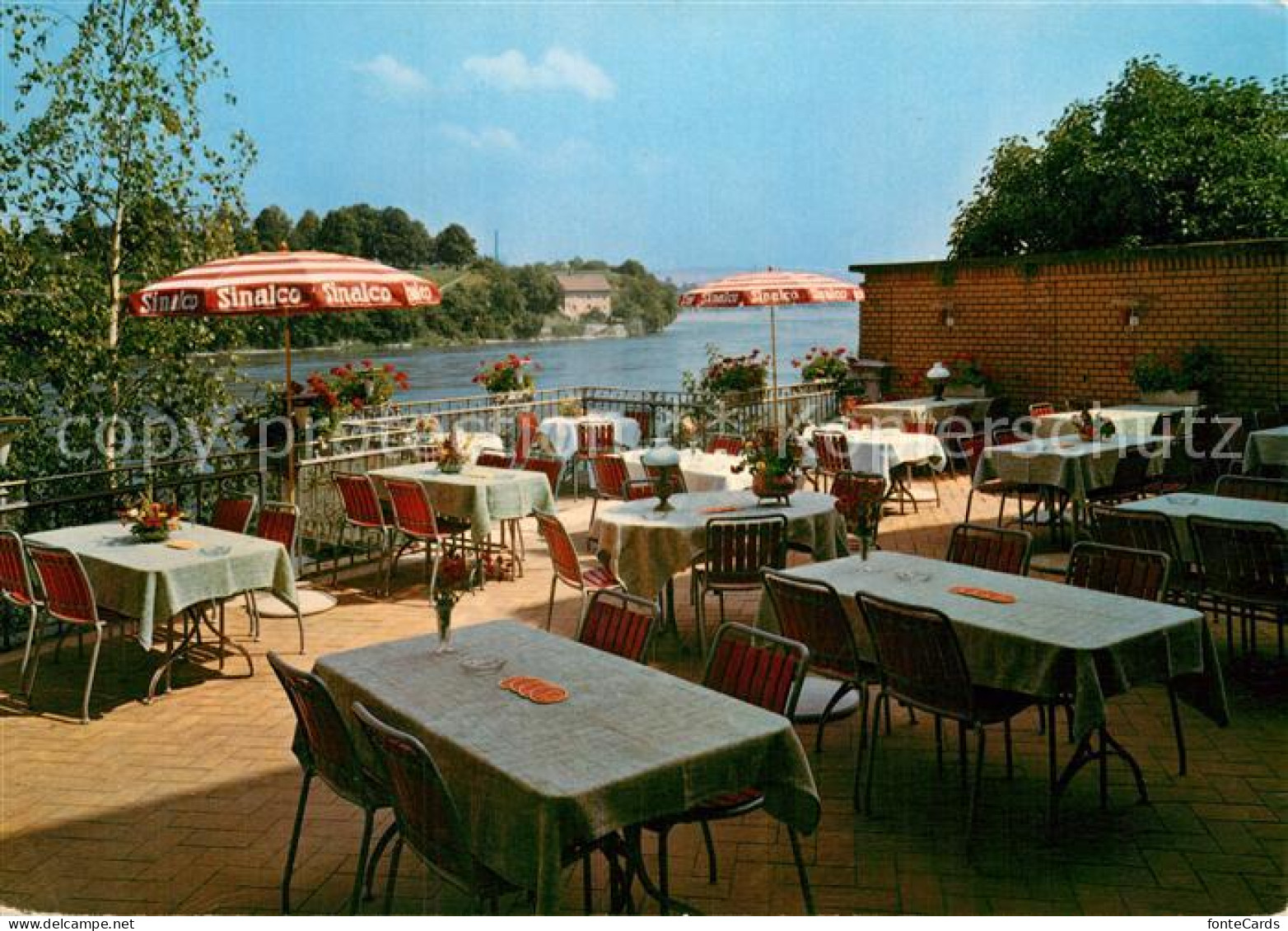 12947470 Rheinfelden AG Restaurant Salmen Rheinterrasse Rheinfelden - Andere & Zonder Classificatie