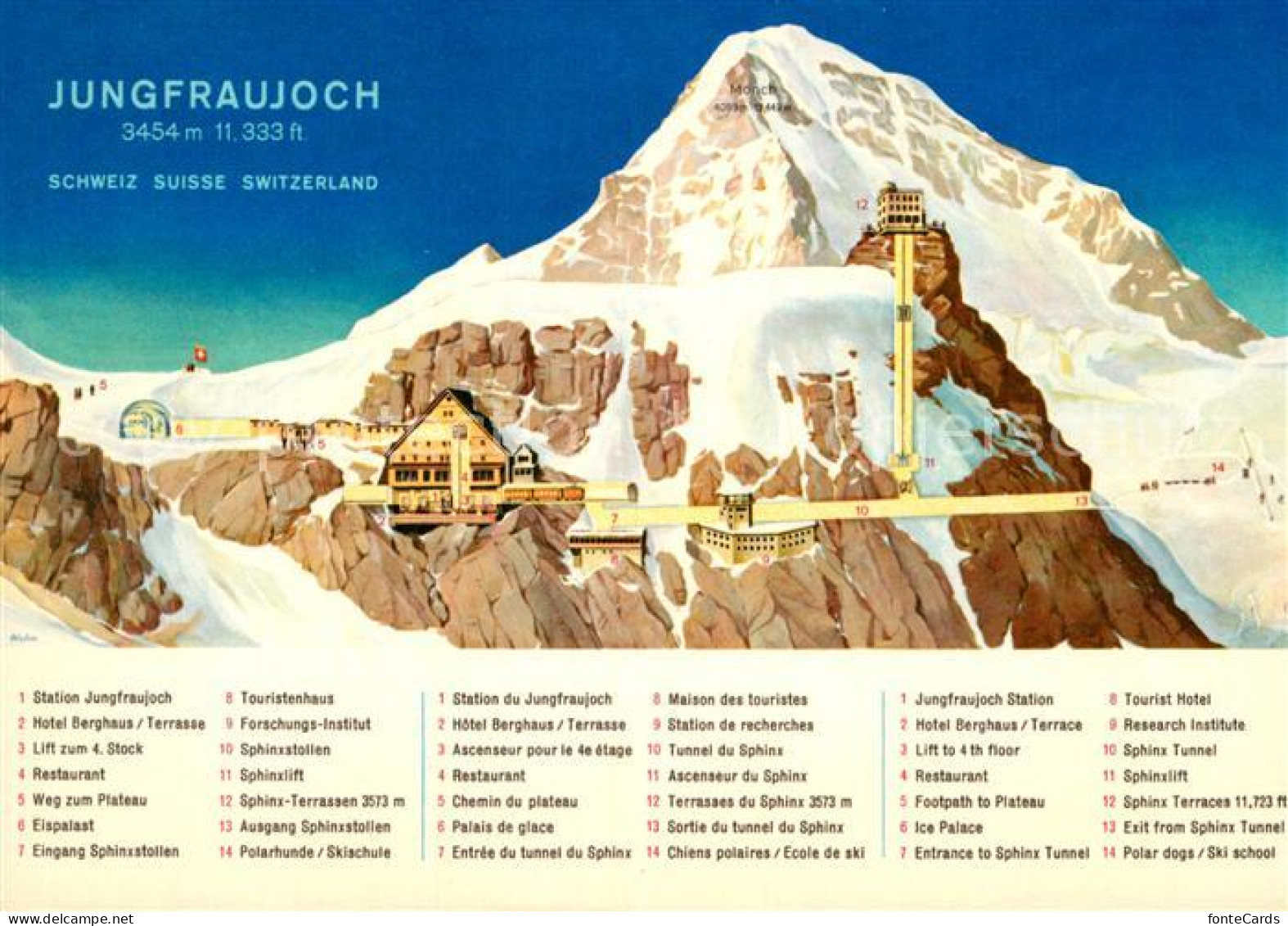 12947463 Interlaken BE Jungfraujoch Hotels Bergstationen Interlaken - Autres & Non Classés