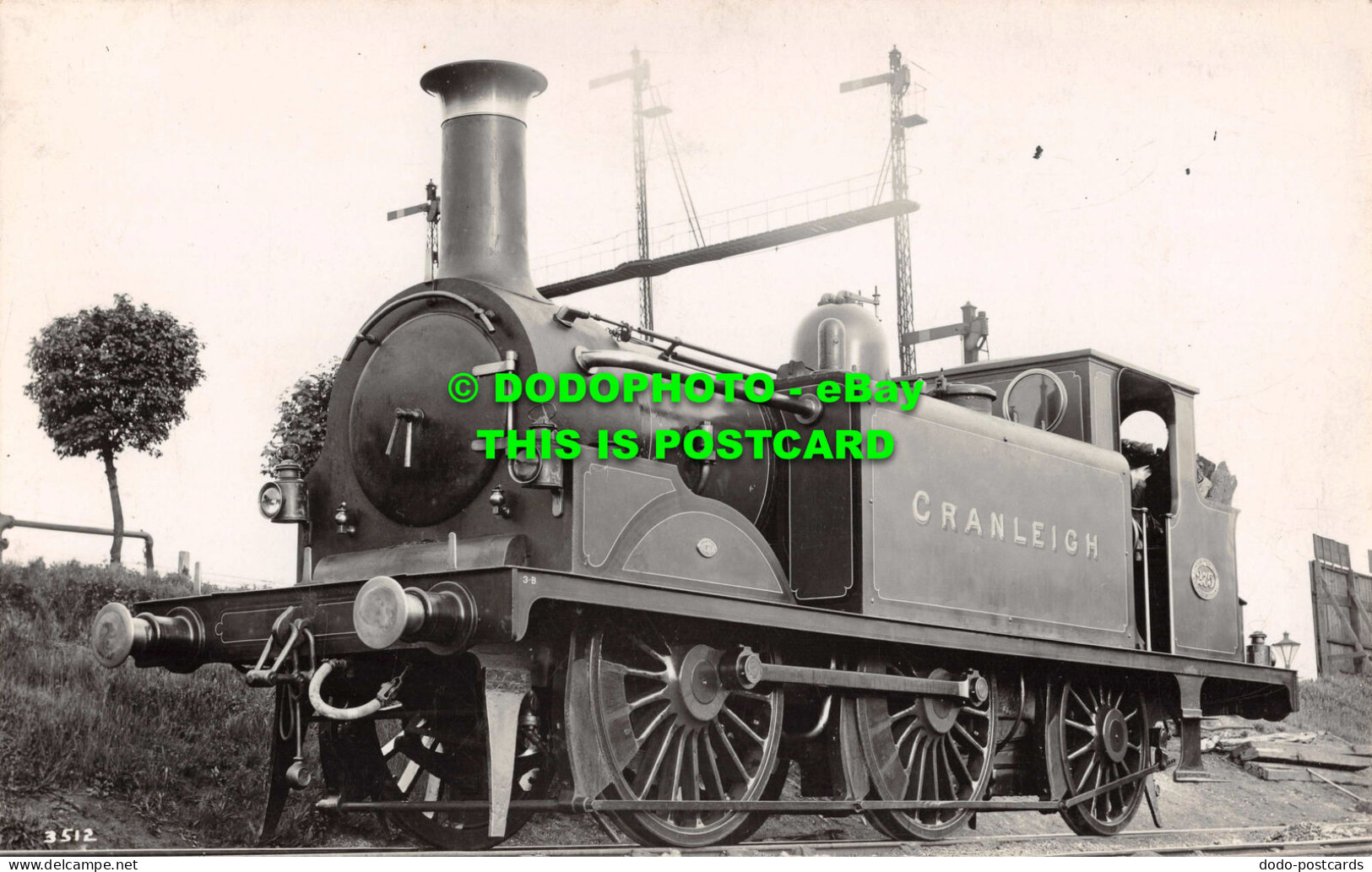 R531009 3512. Cranleigh. 275. D. 1. Built 1879. Locomotive - Monde