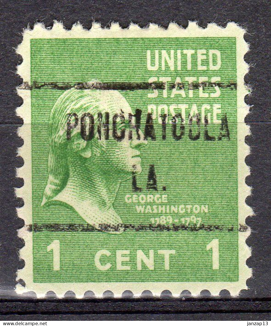 MM-434; USA Precancel/Vorausentwertung/Preo; PONCHATOULA (LA), Type 719 - Voorafgestempeld