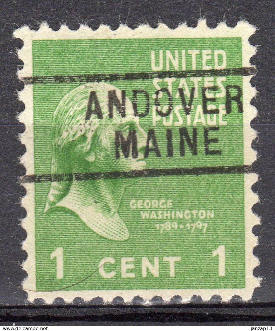 MM-439; USA Precancel/Vorausentwertung/Preo; ANDOVER (ME), Type 729 - Préoblitérés