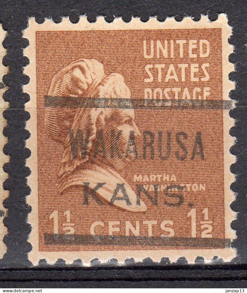 MM-405; USA Precancel/Vorausentwertung/Preo; WAKARUSA (KS), Type 622 - Vorausentwertungen