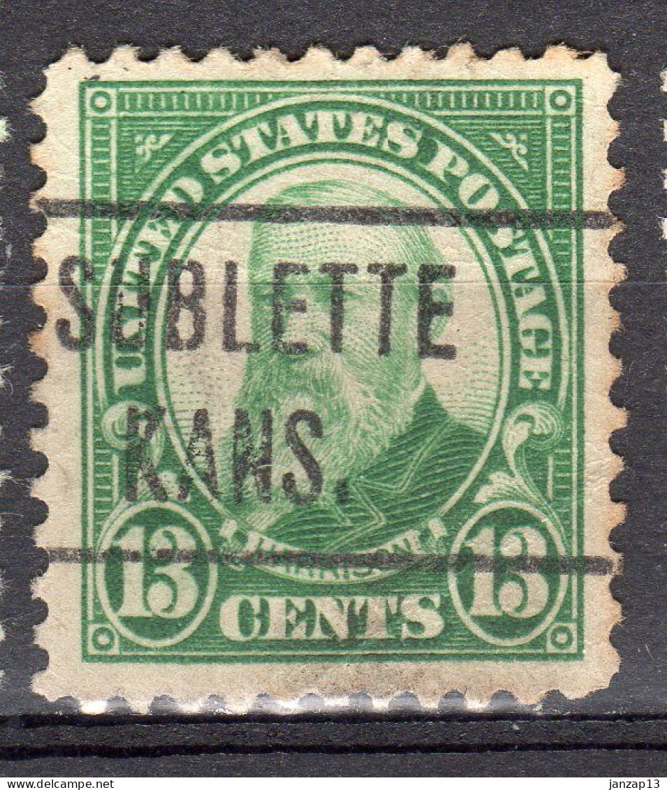 MM-404; USA Precancel/Vorausentwertung/Preo; SUBLETTE (KS), Type 466 - Precancels