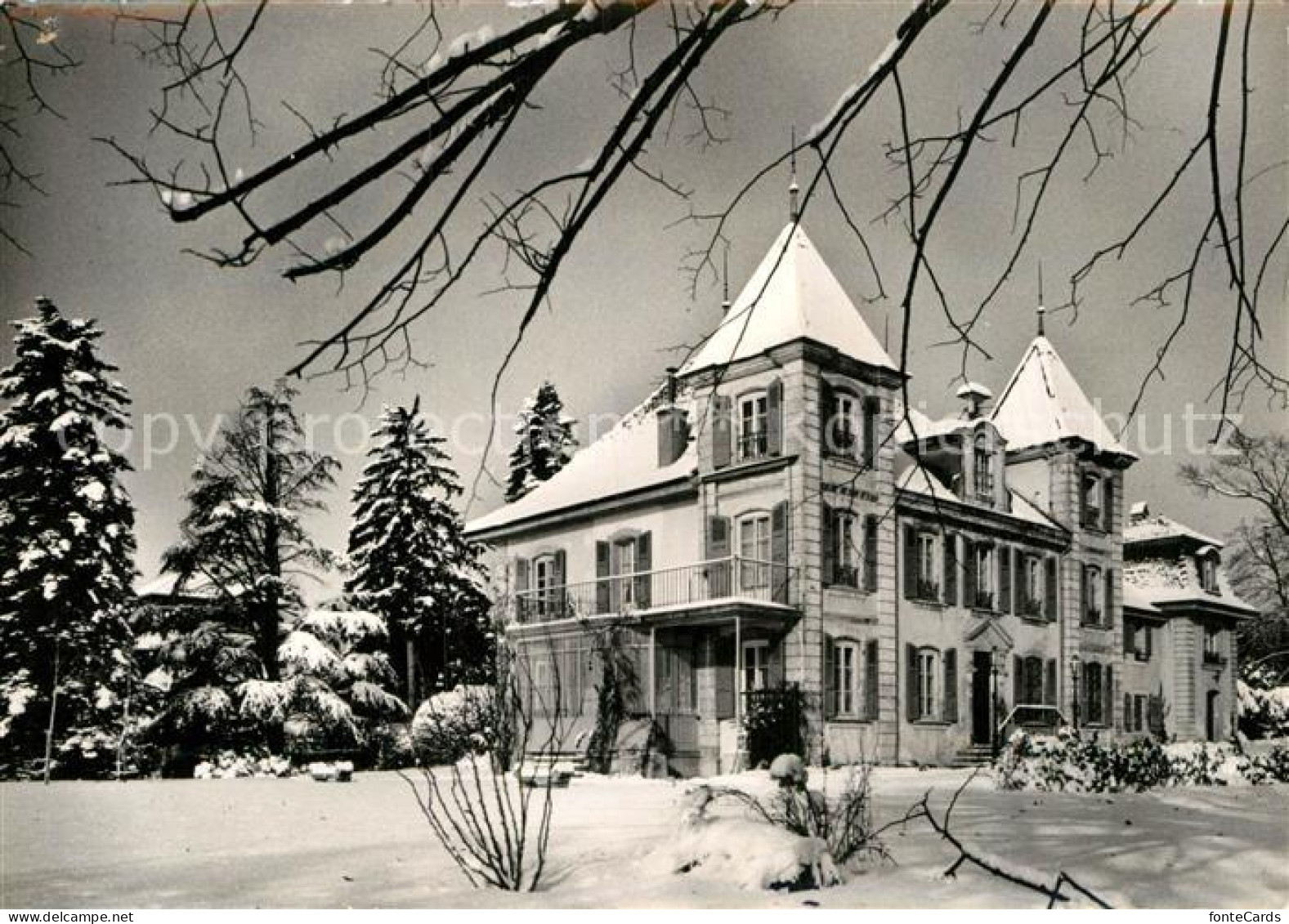 12945010 Lausanne VD Chateau De Vennes En Hiver Lausanne - Other & Unclassified