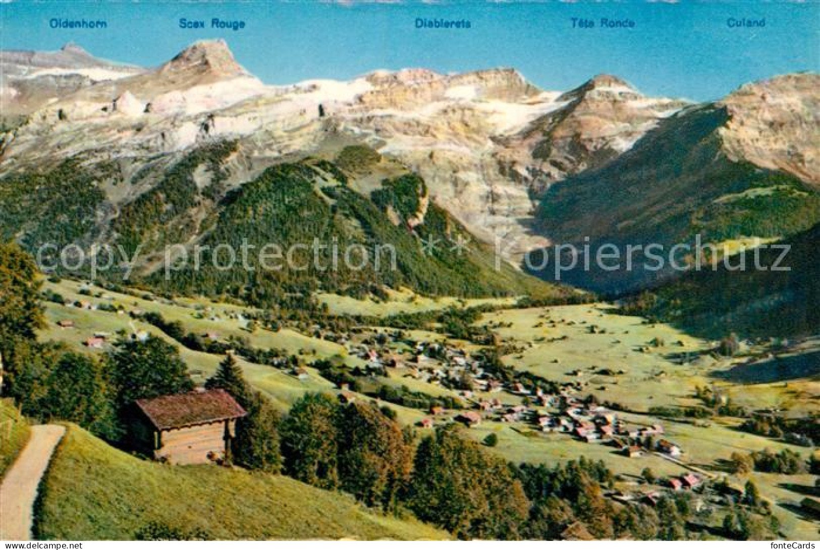 12944098 Les Diablerets Panorama Alpes Vaudoises Les Diablerets - Sonstige & Ohne Zuordnung