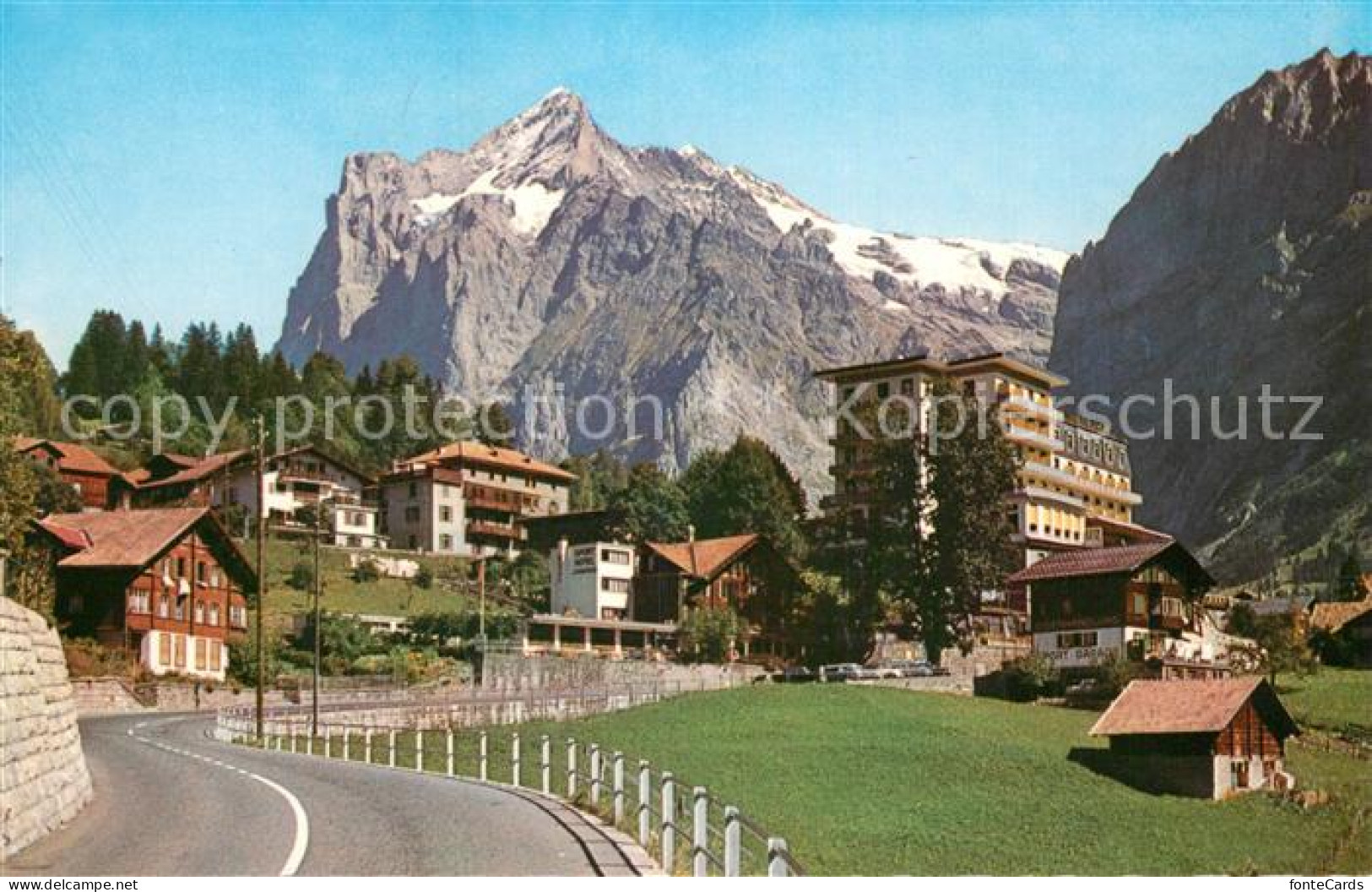 12944054 Grindelwald Mit Wetterhorn Grindelwald - Autres & Non Classés