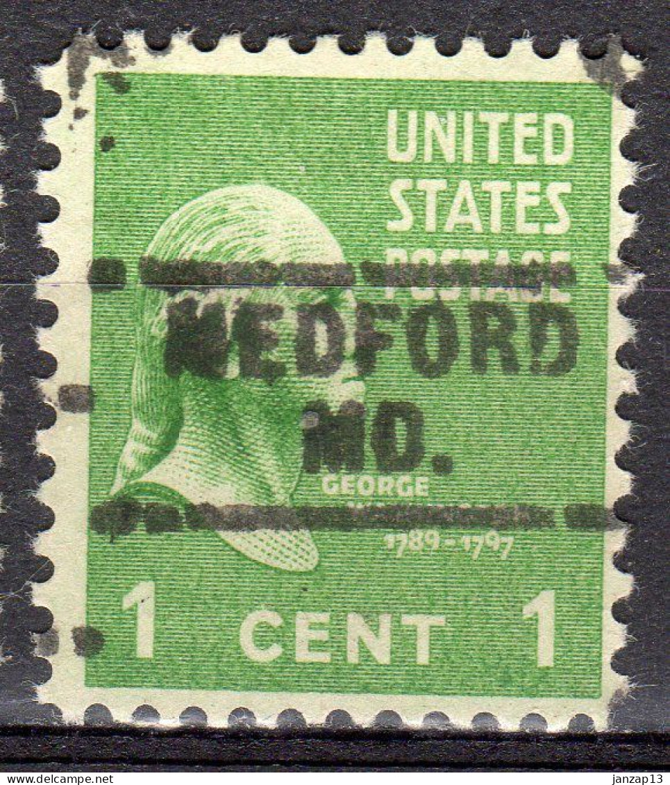 MM-486; USA Precancel/Vorausentwertung/Preo; MEDFORD (MD), Type 729 - Precancels