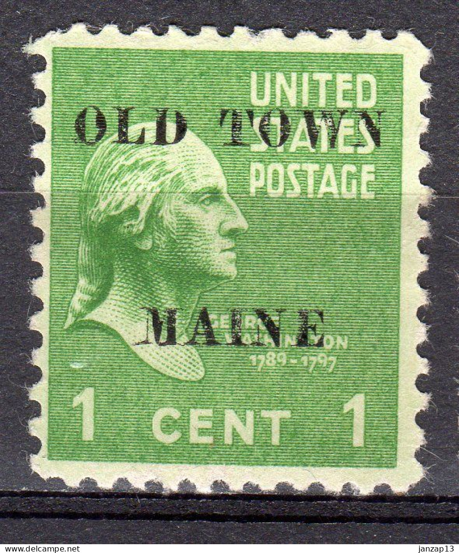 MM-463; USA Precancel/Vorausentwertung/Preo; OLD TOWN (ME), Type L-1 TS - Precancels