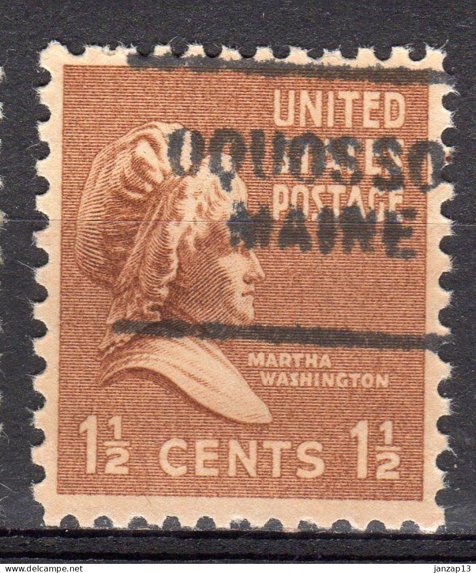 MM-464; USA Precancel/Vorausentwertung/Preo; OQUOSSOC (ME), Type 703 - Precancels