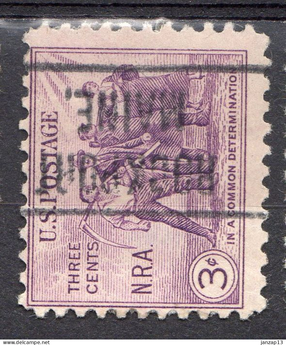 MM-468; USA Precancel/Vorausentwertung/Preo; ROCKPORT (ME), Type 466 - Préoblitérés