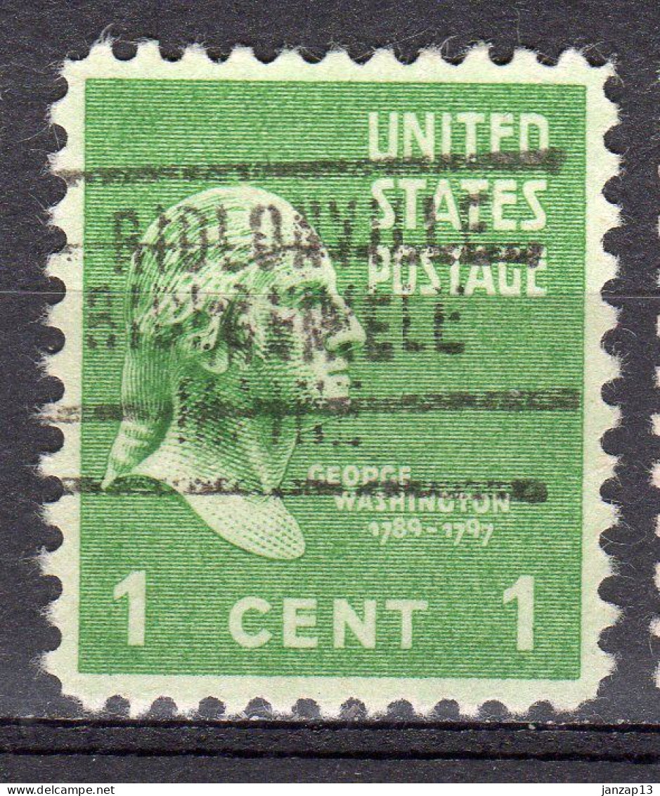 MM-467; USA Precancel/Vorausentwertung/Preo; RIDLONVILLE (ME), Type 734 - Precancels