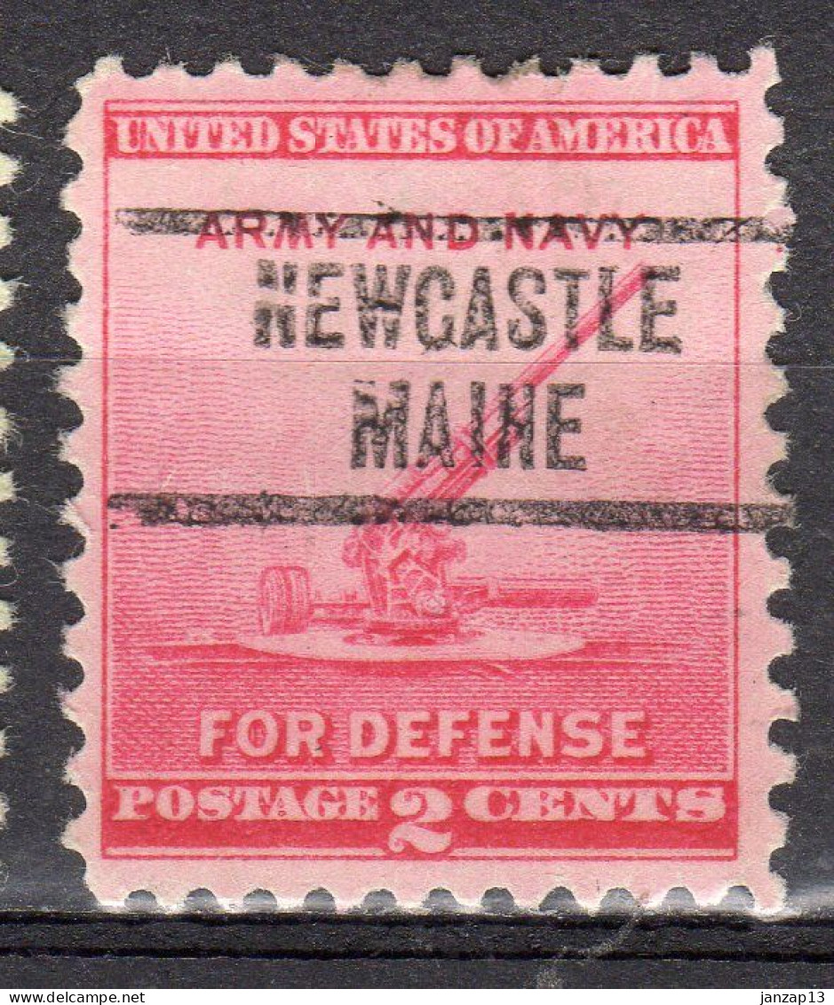 MM-459; USA Precancel/Vorausentwertung/Preo; NEWCASTLE (ME), Type 734 - Voorafgestempeld