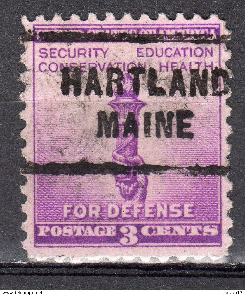 MM-453; USA Precancel/Vorausentwertung/Preo; HARTLAND (ME), Type 712 - Precancels