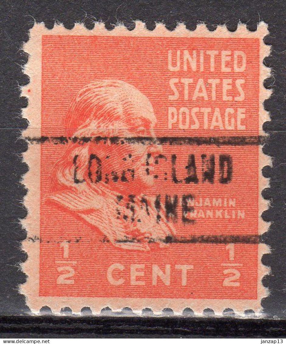 MM-456; USA Precancel/Vorausentwertung/Preo; LONG ISLAND (ME), Type 734 - Precancels