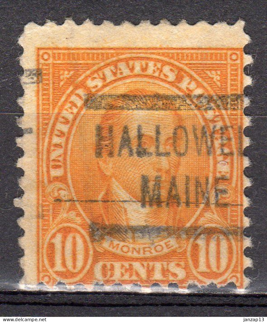 MM-451; USA Precancel/Vorausentwertung/Preo; HALLOWELL (ME), Type 573 - Precancels