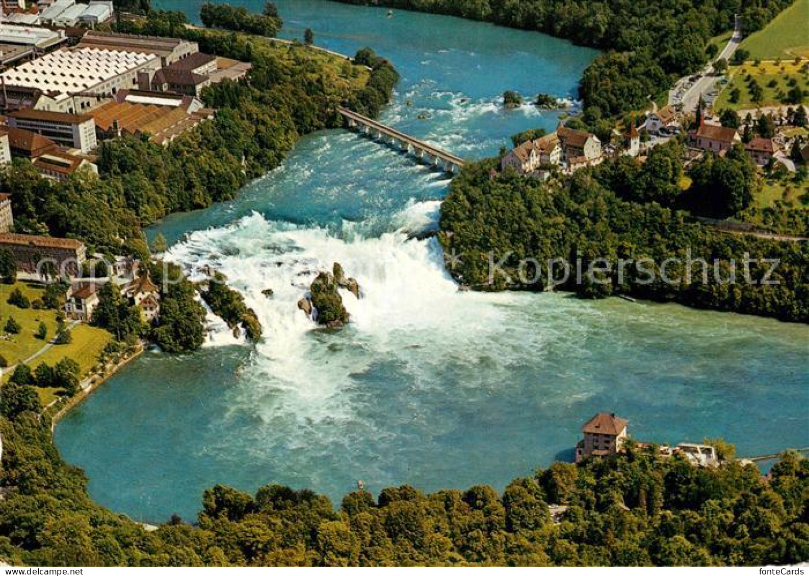 12942823 Neuhausen Rheinfall Fliegeraufnahme Schaffhausen - Andere & Zonder Classificatie