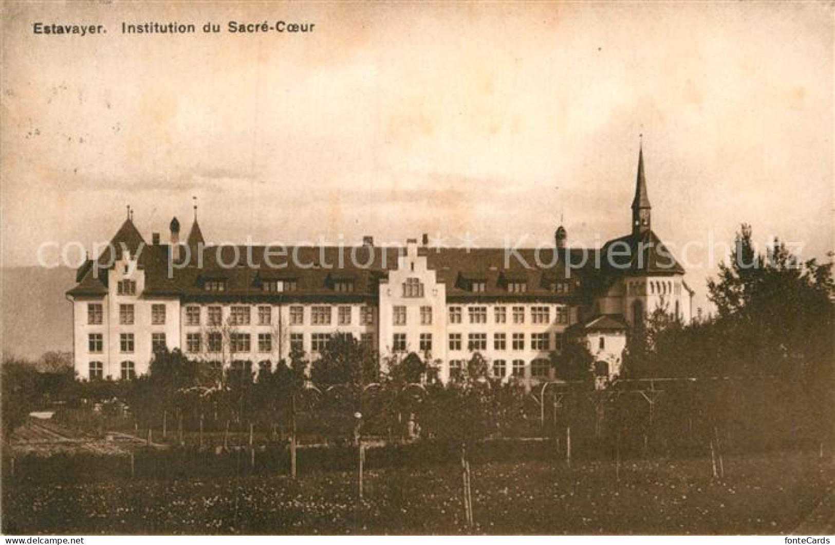 12942263 Estavayer-le-Lac Institution Du Sacre-Coeur  Estavayer-le-Lac - Autres & Non Classés