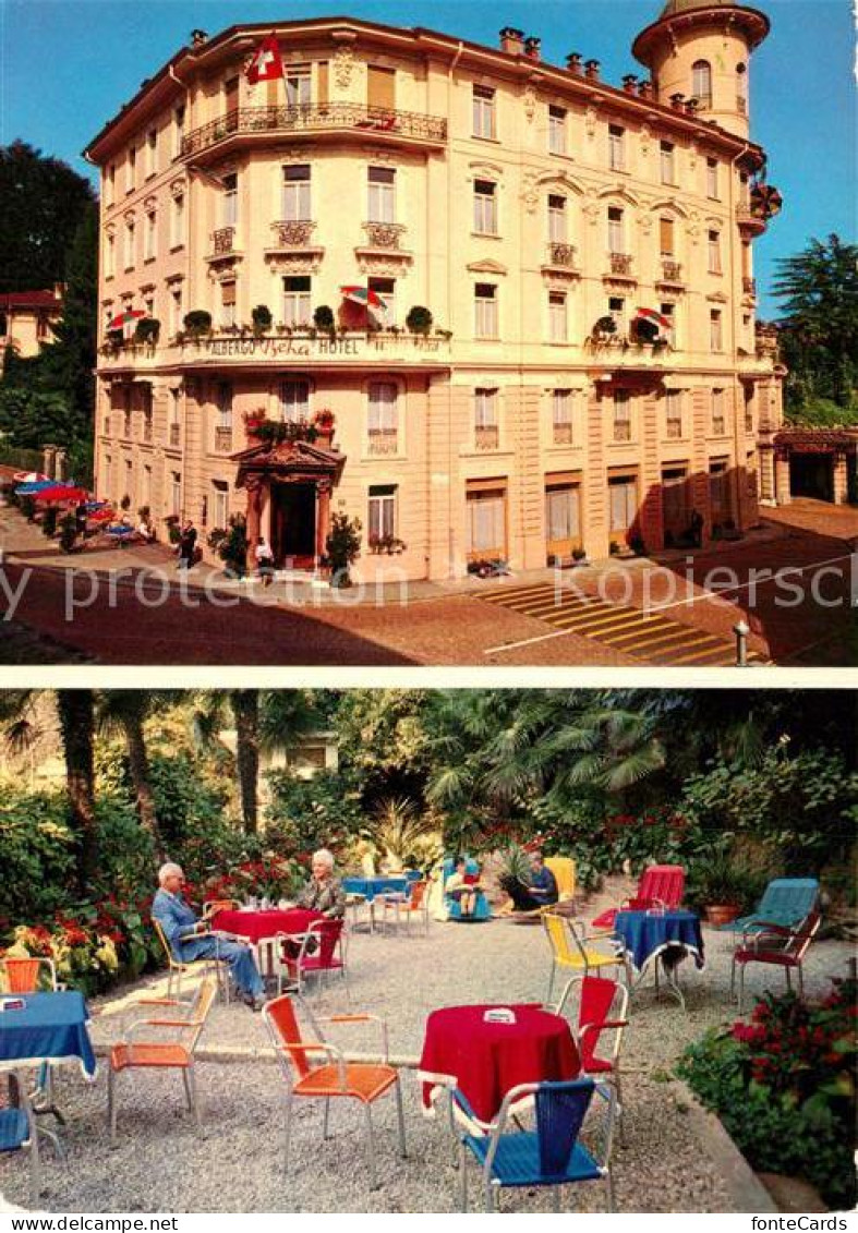 12941833 Lugano Lago Di Lugano Hotel Beha Freiterrasse Lugano - Autres & Non Classés