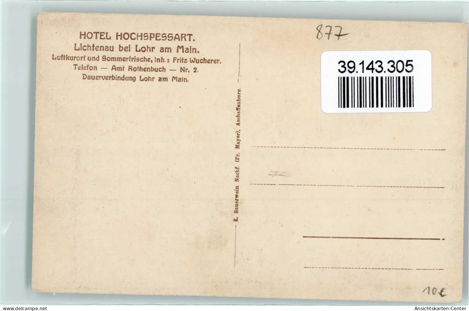 39143305 - Lohr A. Main - Other & Unclassified