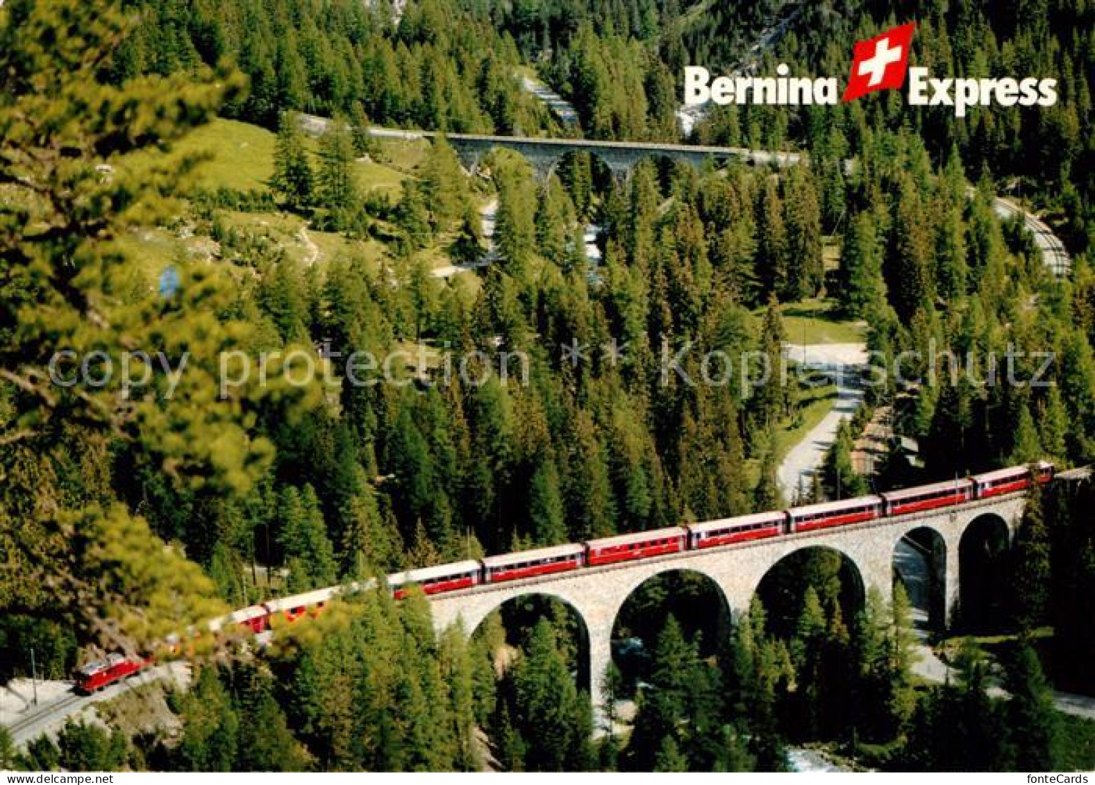 12937741 Rhaetische Bahn Bernina-Express Berguen Preda  Rhaetische Bahn - Other & Unclassified