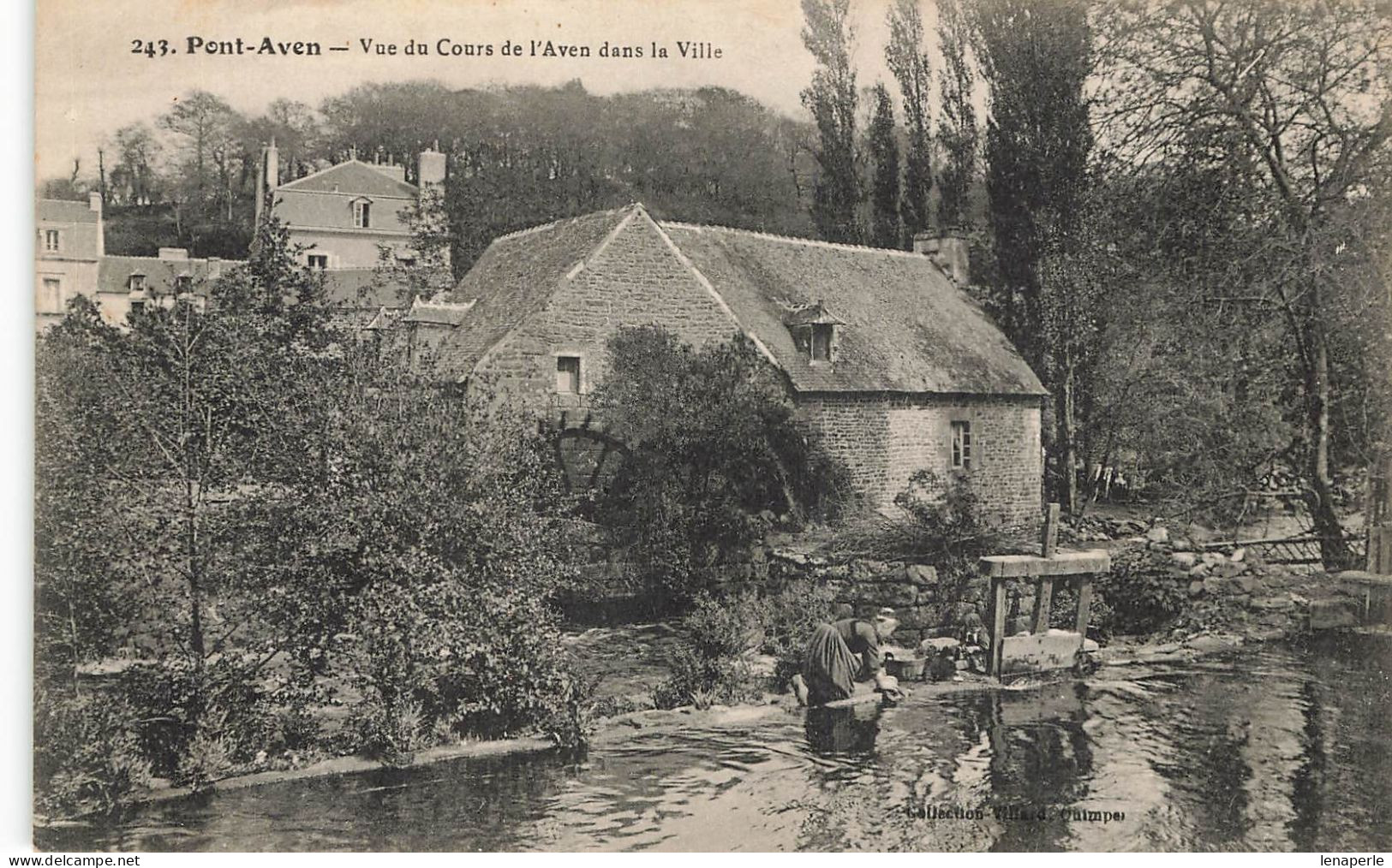 D8077 Pont Aven Vue Du Cours De L'aven - Pont Aven