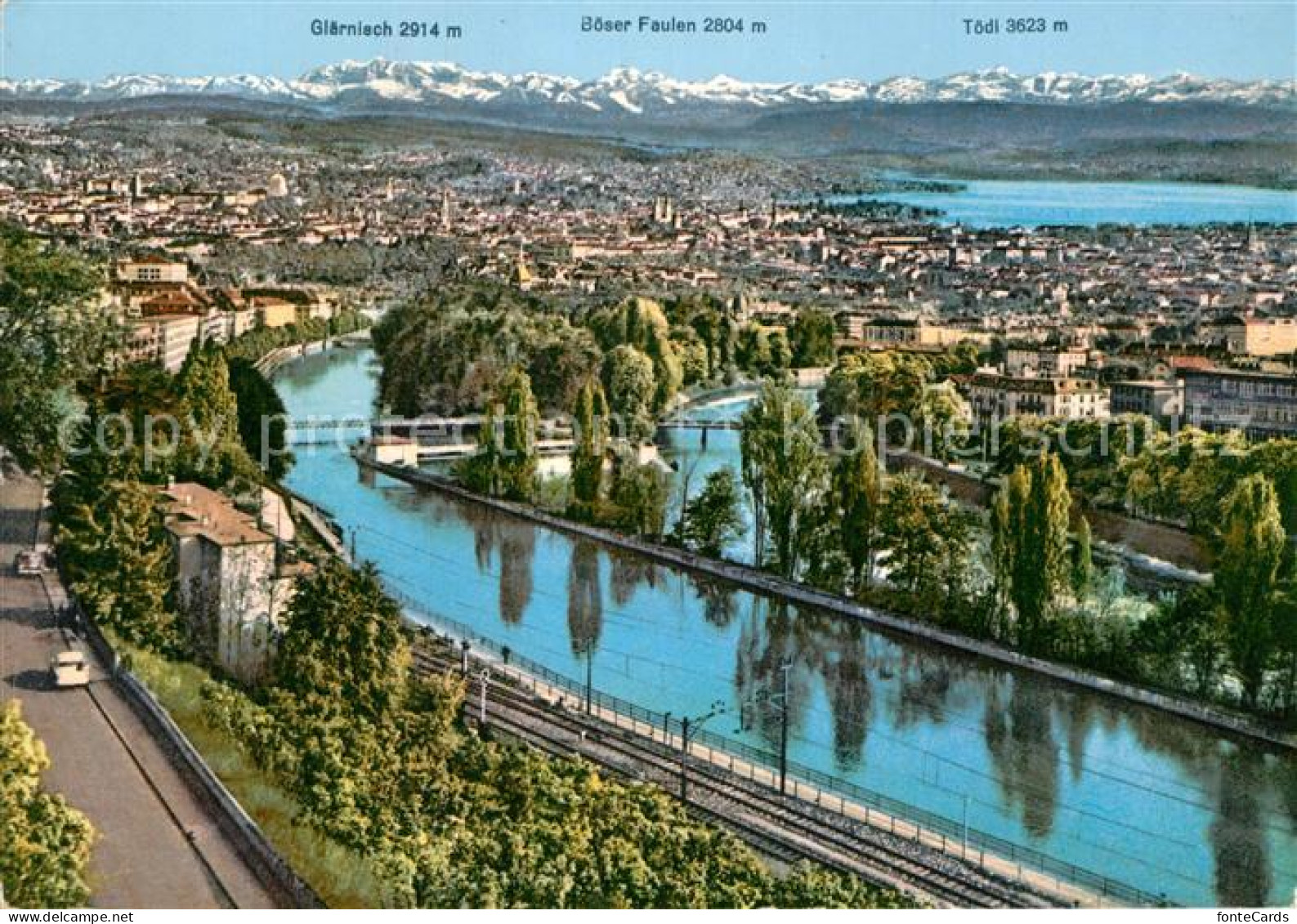 12935380 Zuerich ZH Limmat Sihl Und Die Alpen Zuerich - Other & Unclassified