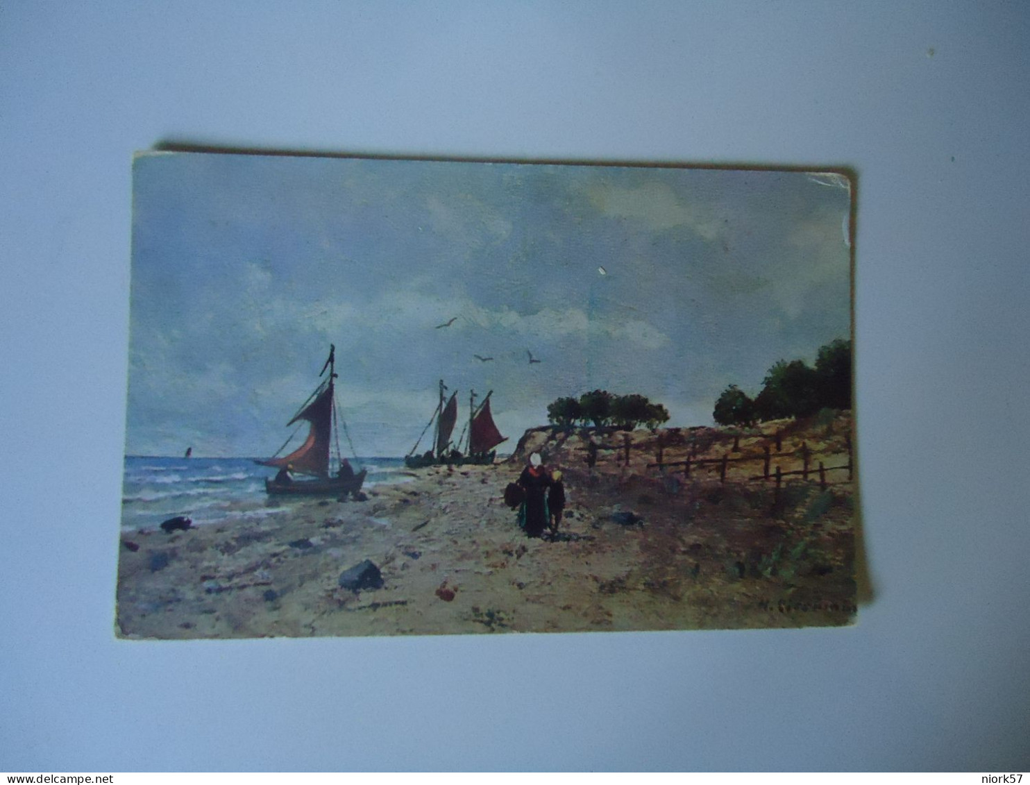 GERMANY   POSTCARDS PAINTING BOATS  FOR MORE PURCHASES 10% DISCOUNT - Other & Unclassified