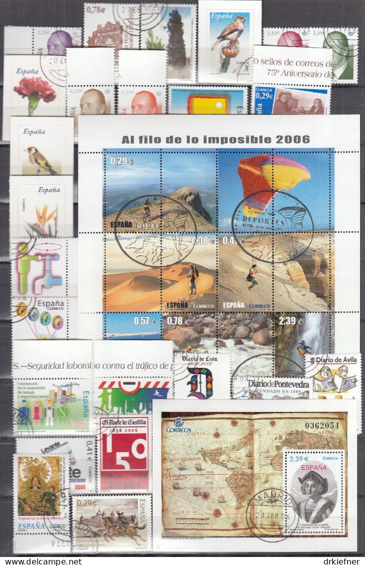 SPANIEN  4099-4184, Gestempelt, Aus Jahrgang 2006 - Gebruikt