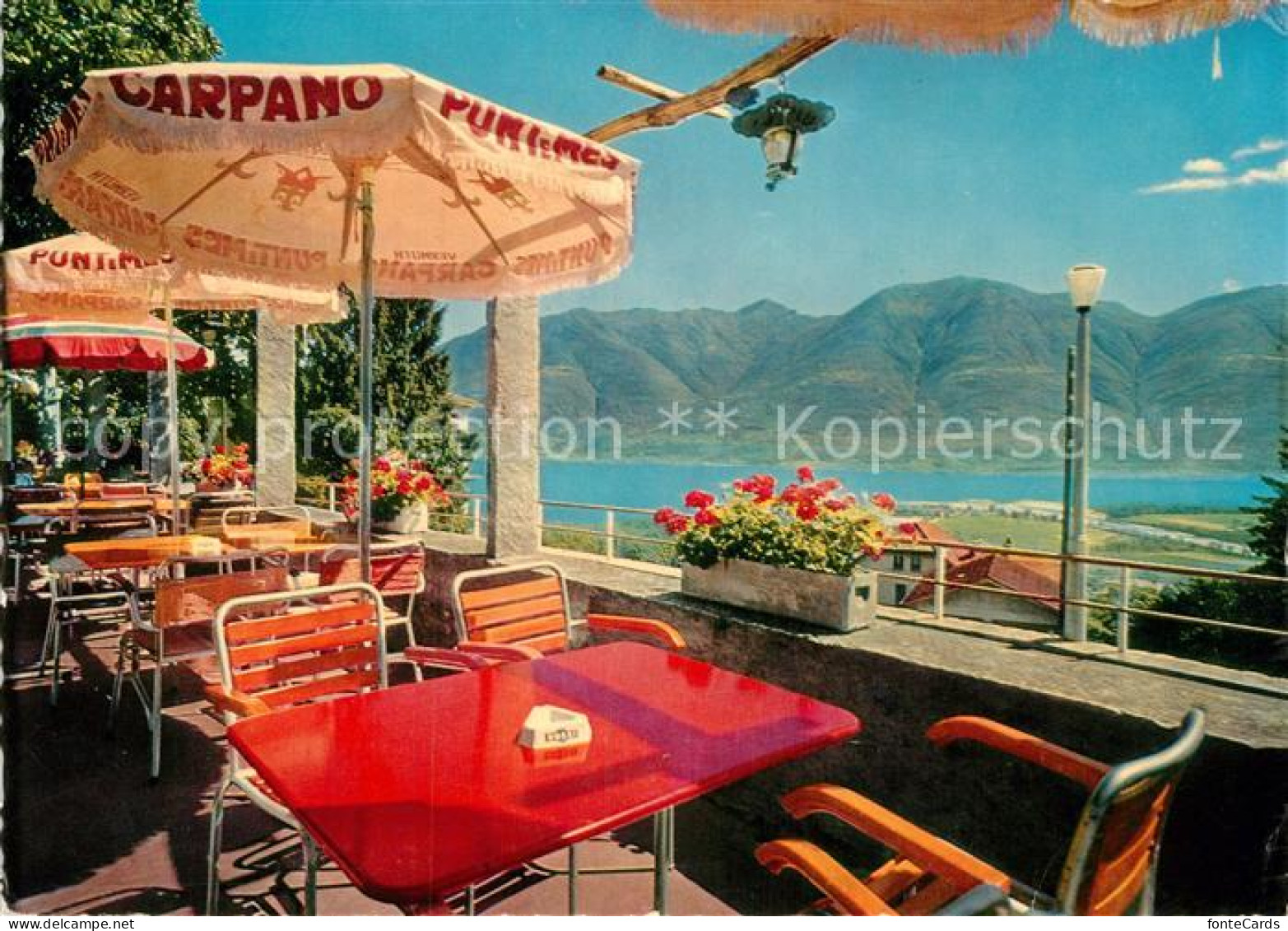 12927673 Monti Locarno TI Hotel Post Terrasse Lago Maggiore Locarno - Autres & Non Classés