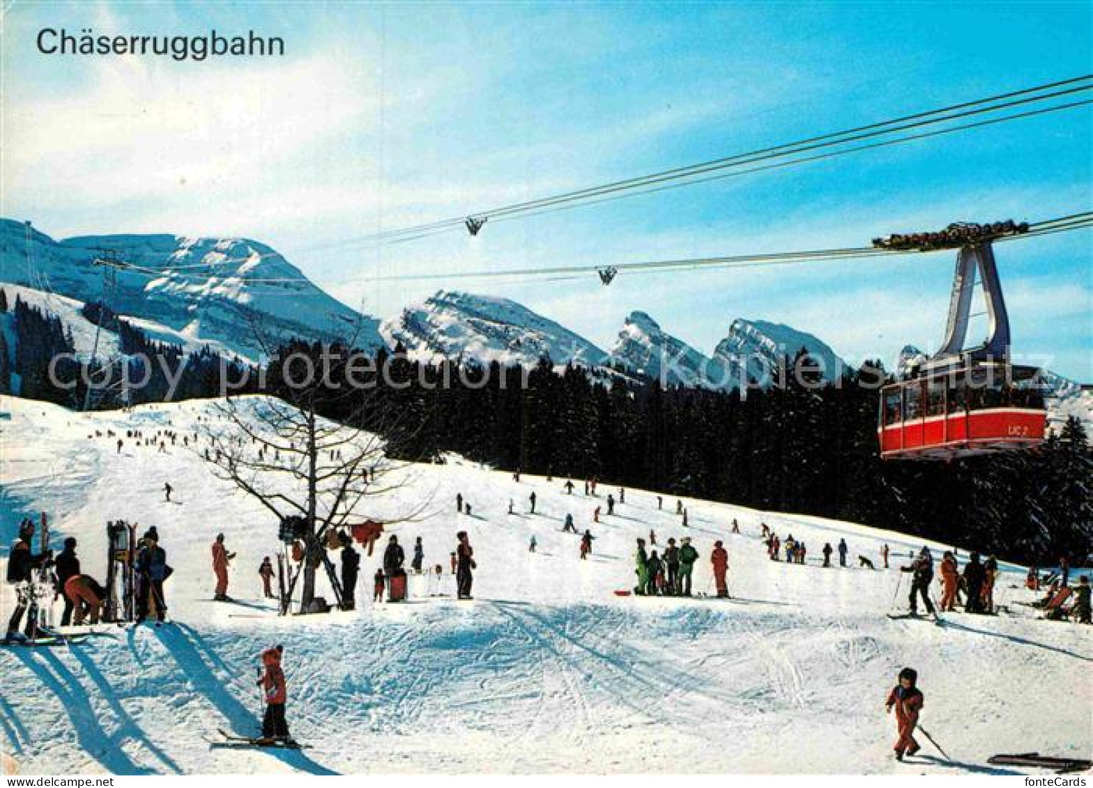 12925042 Unterwasser Toggenburg Chaeserrugbahn Auf Iltios Mit Churfirsten Unterw - Other & Unclassified