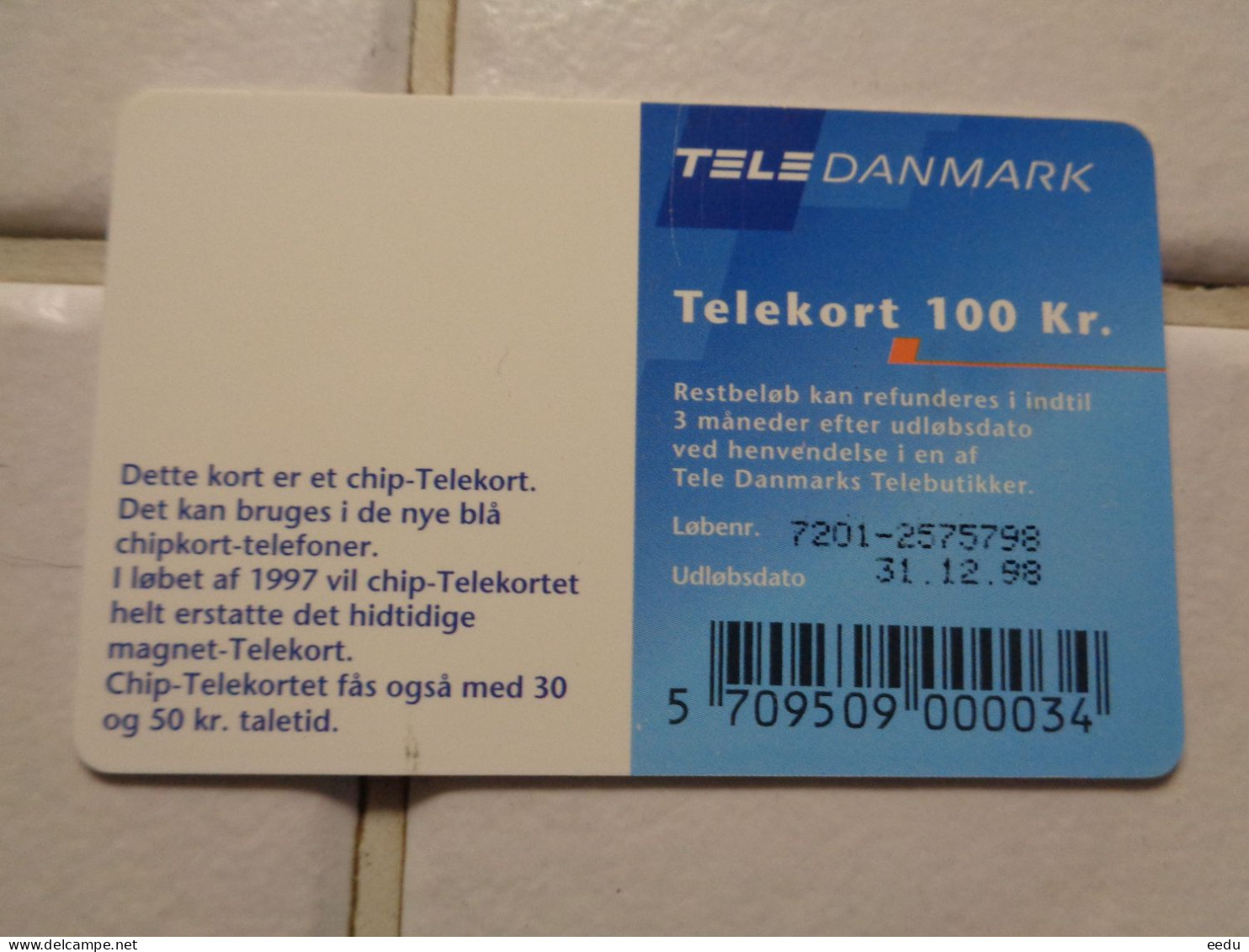 Denmark Phonecard - Danemark