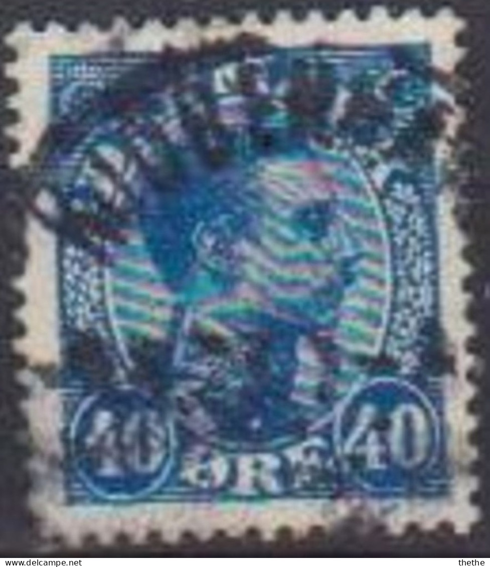 DANEMARK - Roi Christian X Perforé  R & C - Used Stamps