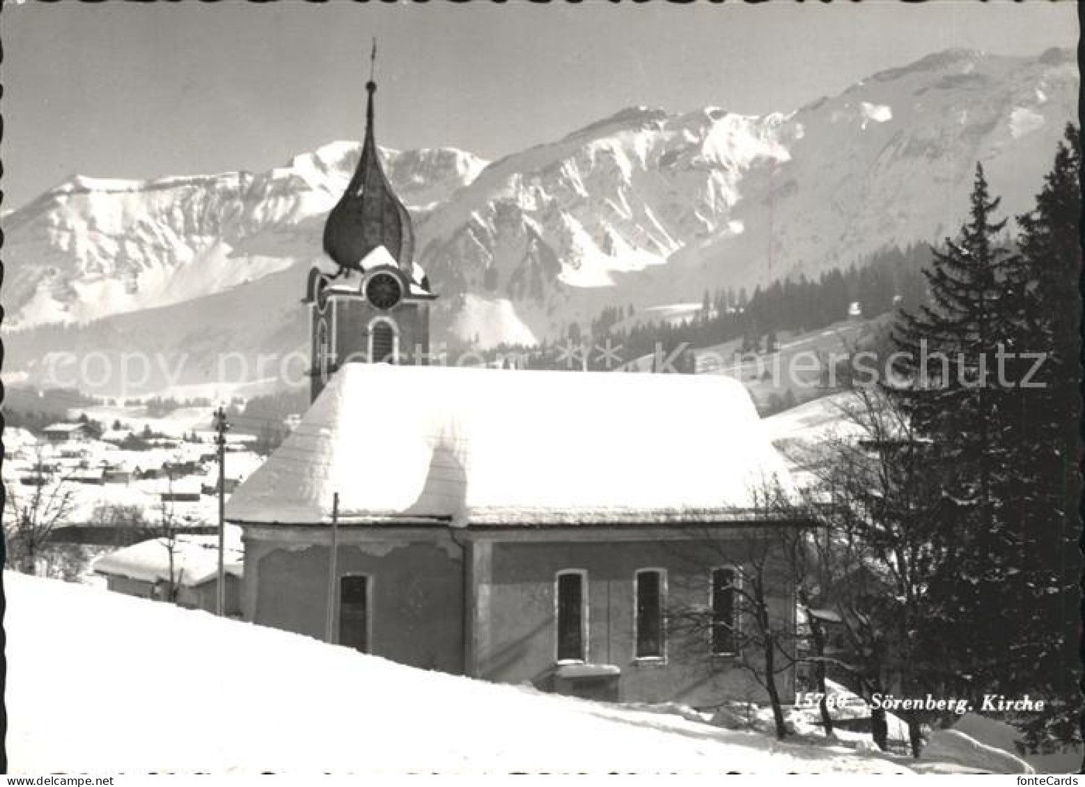 12923582 Soerenberg LU Kirche Soerenberg - Autres & Non Classés