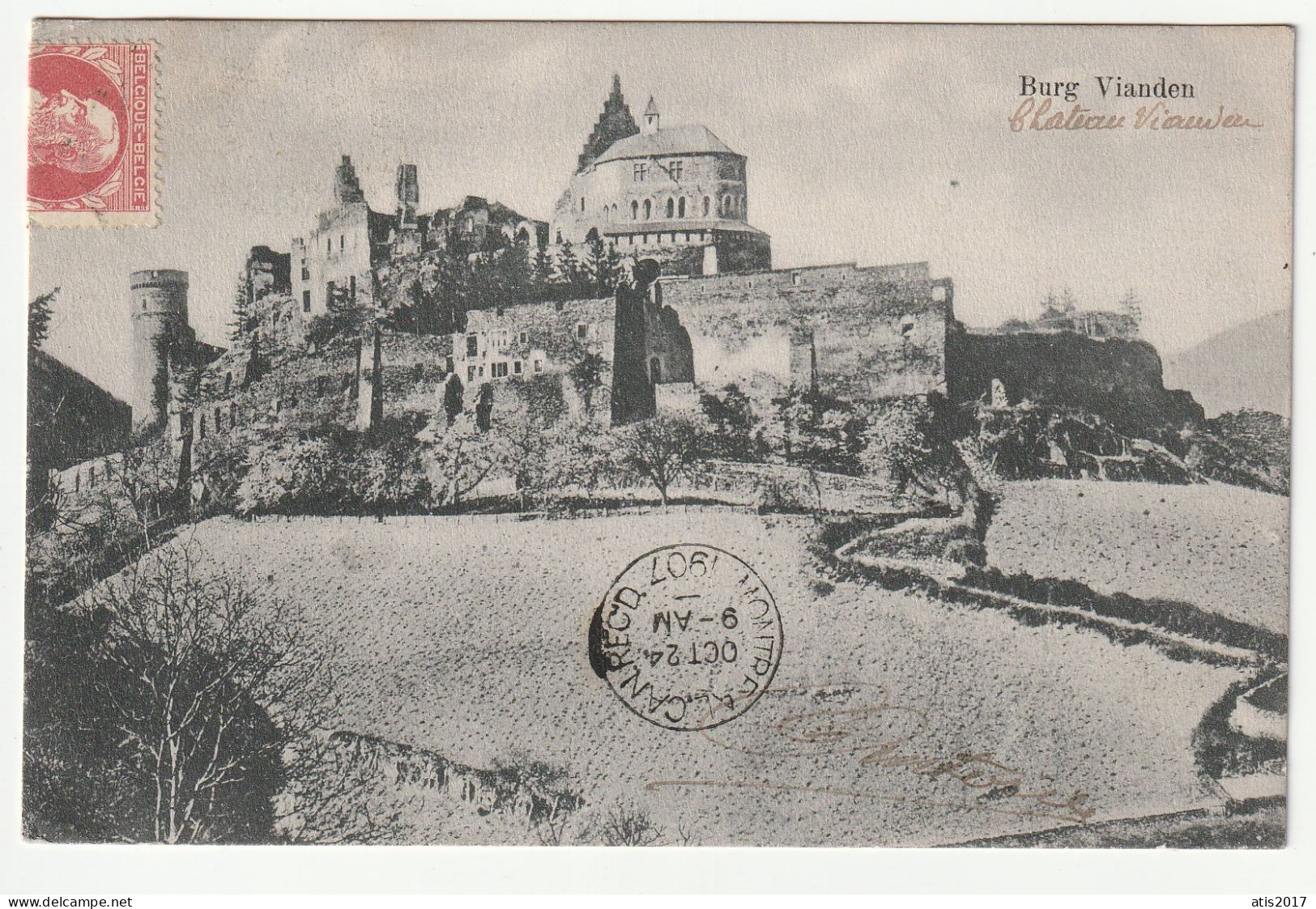 VIANDEN Burg - CPA 1907 - Vianden