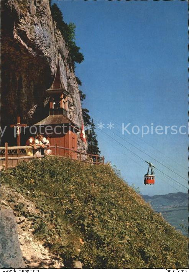 12922958 Wildkirchli Weissbad Seilbahn Trachtenkinder Wildkirchli Weissbad - Altri & Non Classificati