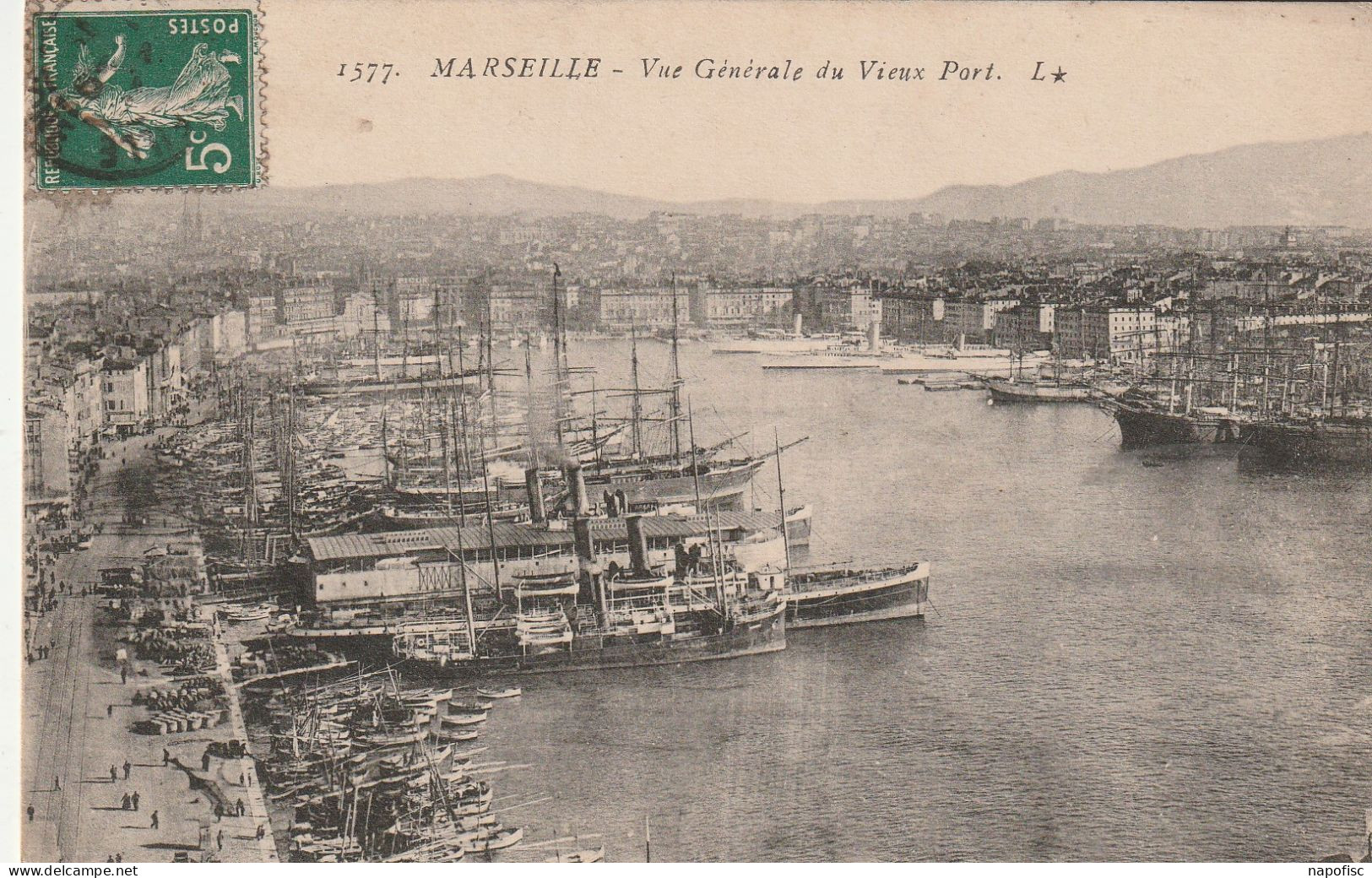 13-Marseille Le Vieux-Port Et Notre-Dame De La Garde - Vecchio Porto (Vieux-Port), Saint Victor, Le Panier