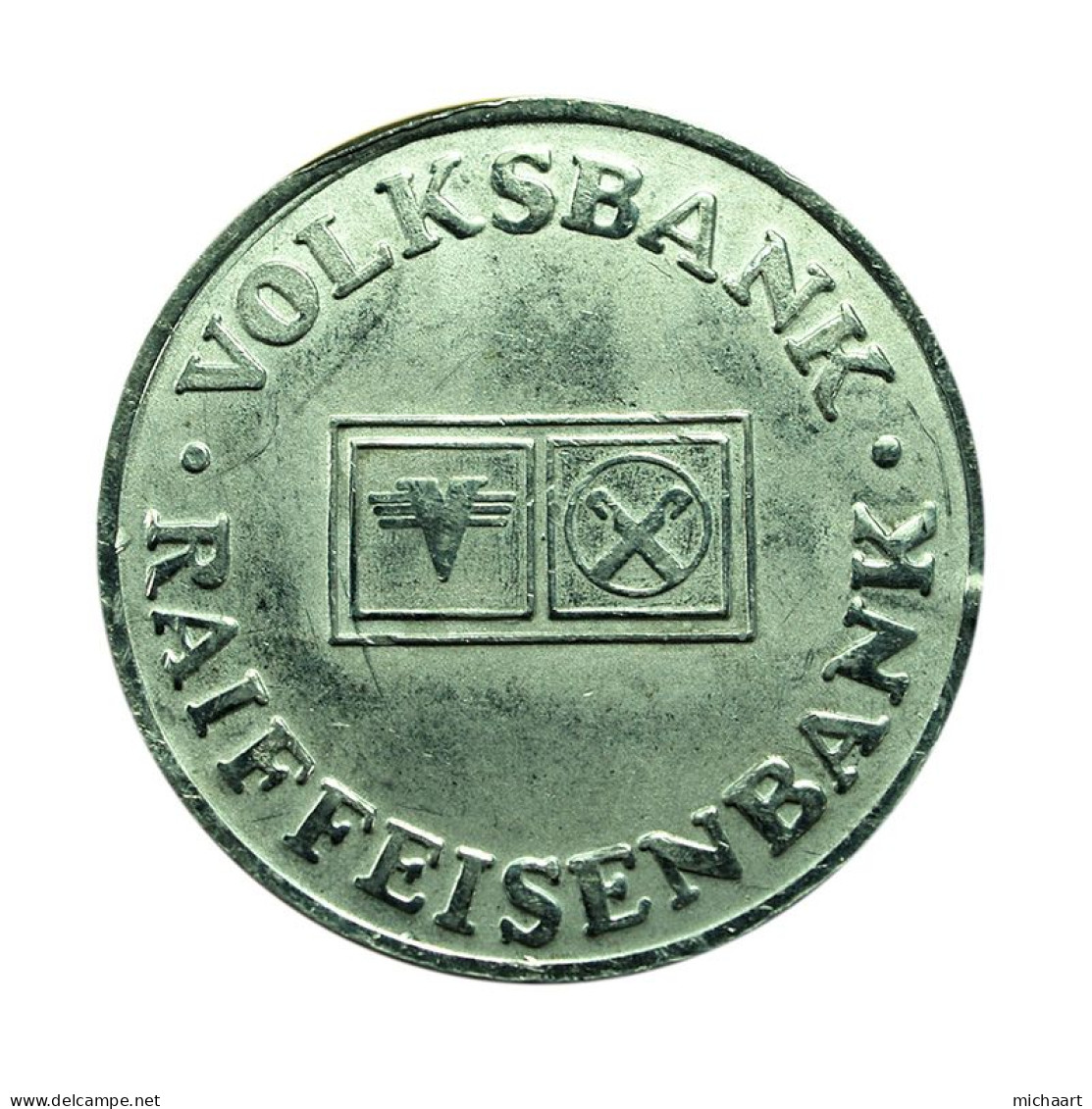 Austria Medal Burg Greifenstein Volksbank Raiffeisenbank 30mm 02126 - Altri & Non Classificati