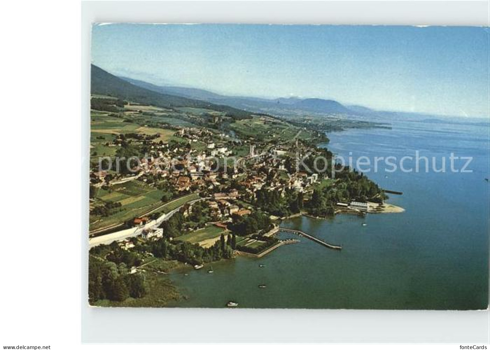 12921623 St Aubin-Sauges Fliegeraufnahme Lac Neuchatel Chaumont  St Aubin-Sauges - Andere & Zonder Classificatie