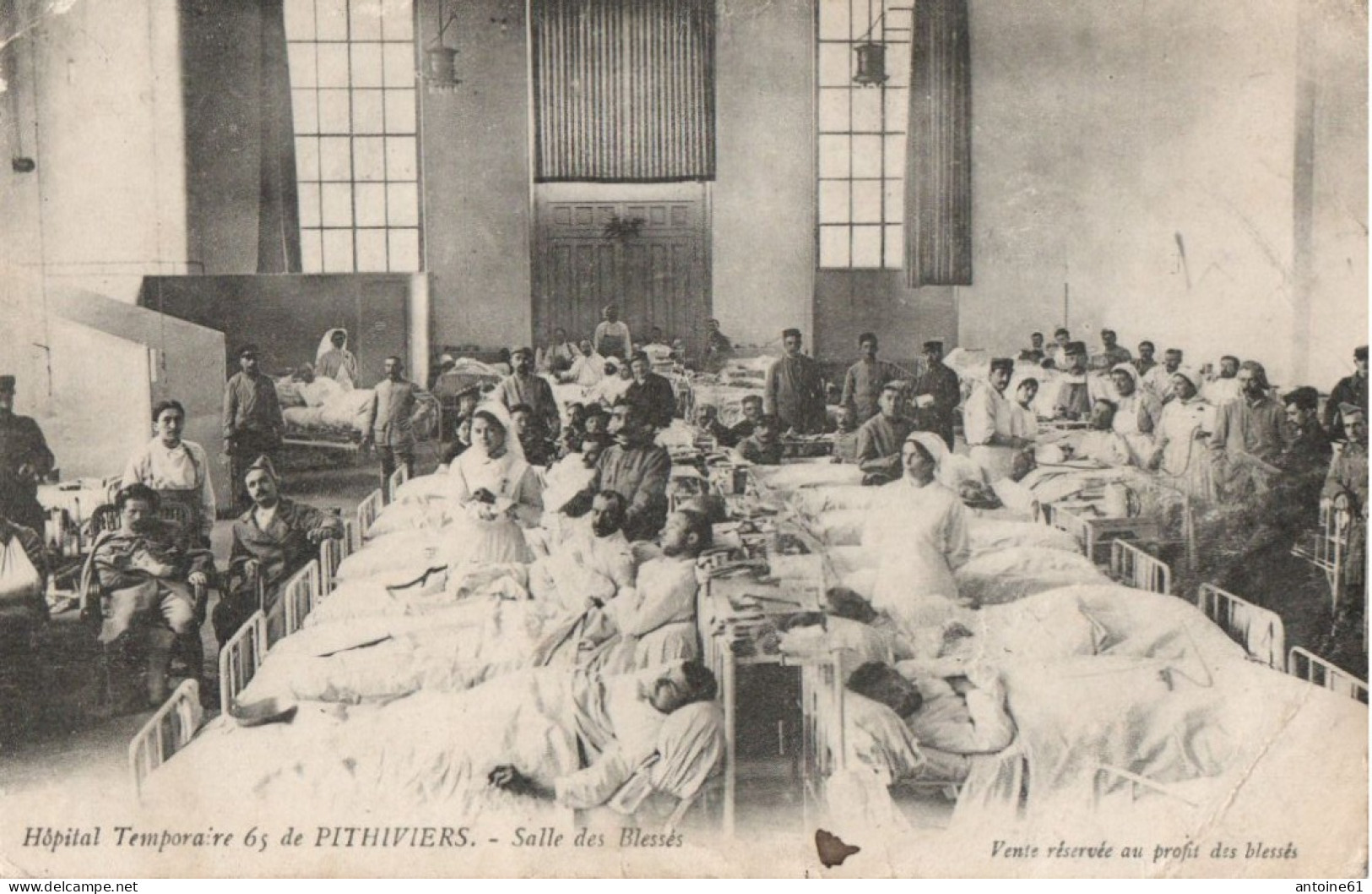 PITHIVIERS - Hôpital Temporaire 65 - Salle Des Blessés - Pithiviers