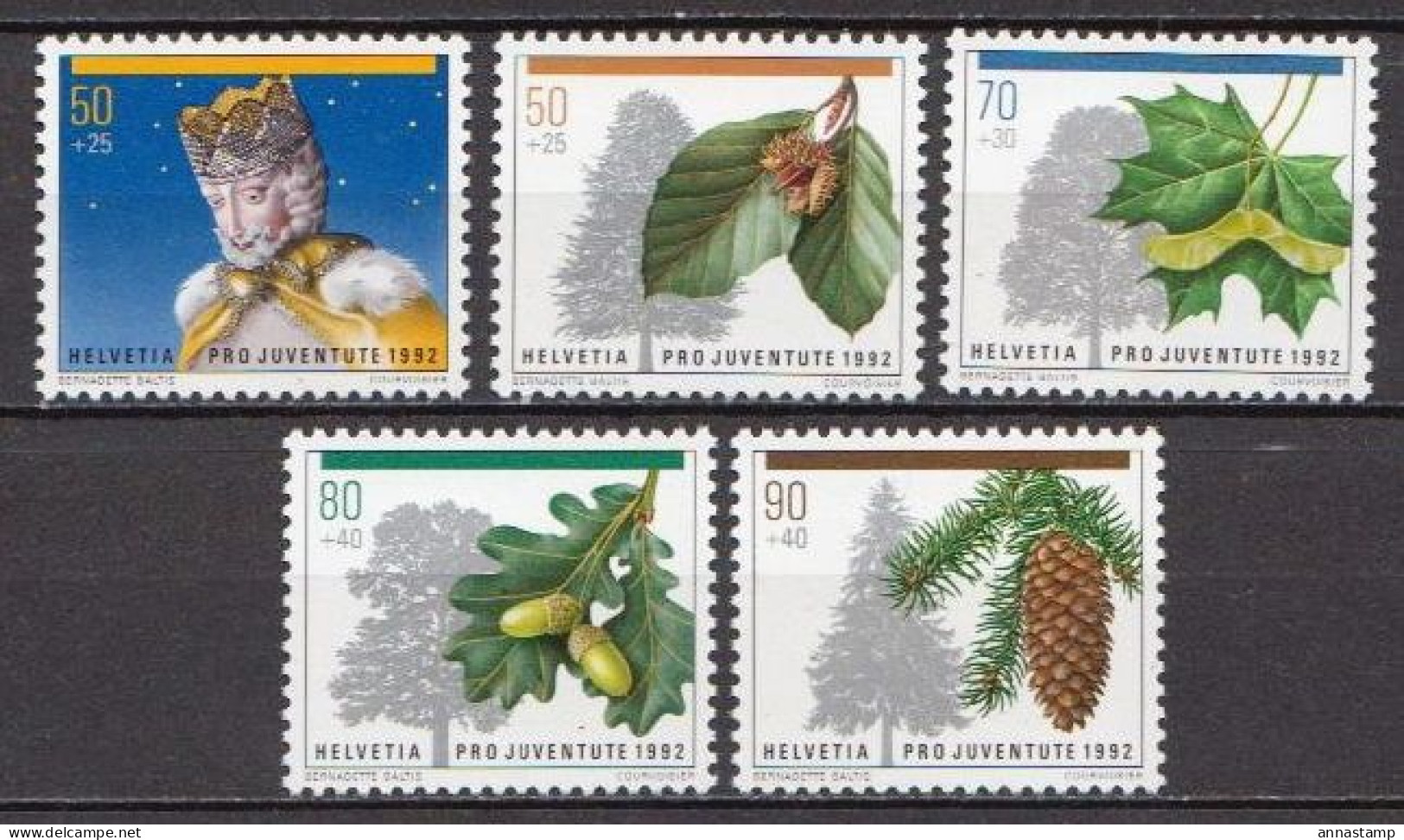 Switzerland MNH Set - Trees